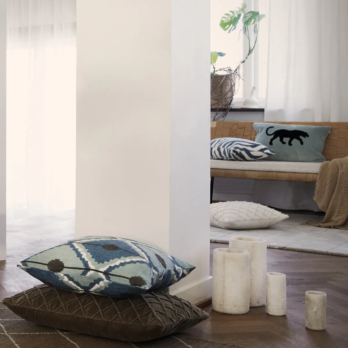 Deva cushion cover 50x50 cm, Ivory Chhatwal & Jonsson