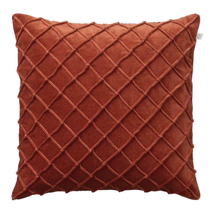 Deva cushion cover 50x50 cm - Rust - Chhatwal & Jonsson