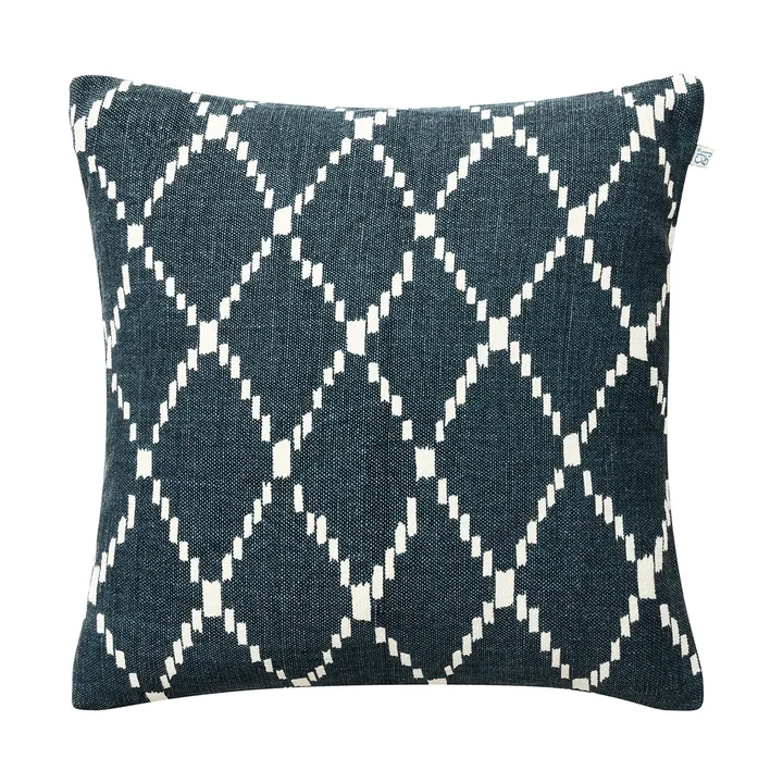 Ikat Kerela cushion cover 50x50 cm - Blue-white - Chhatwal & Jonsson