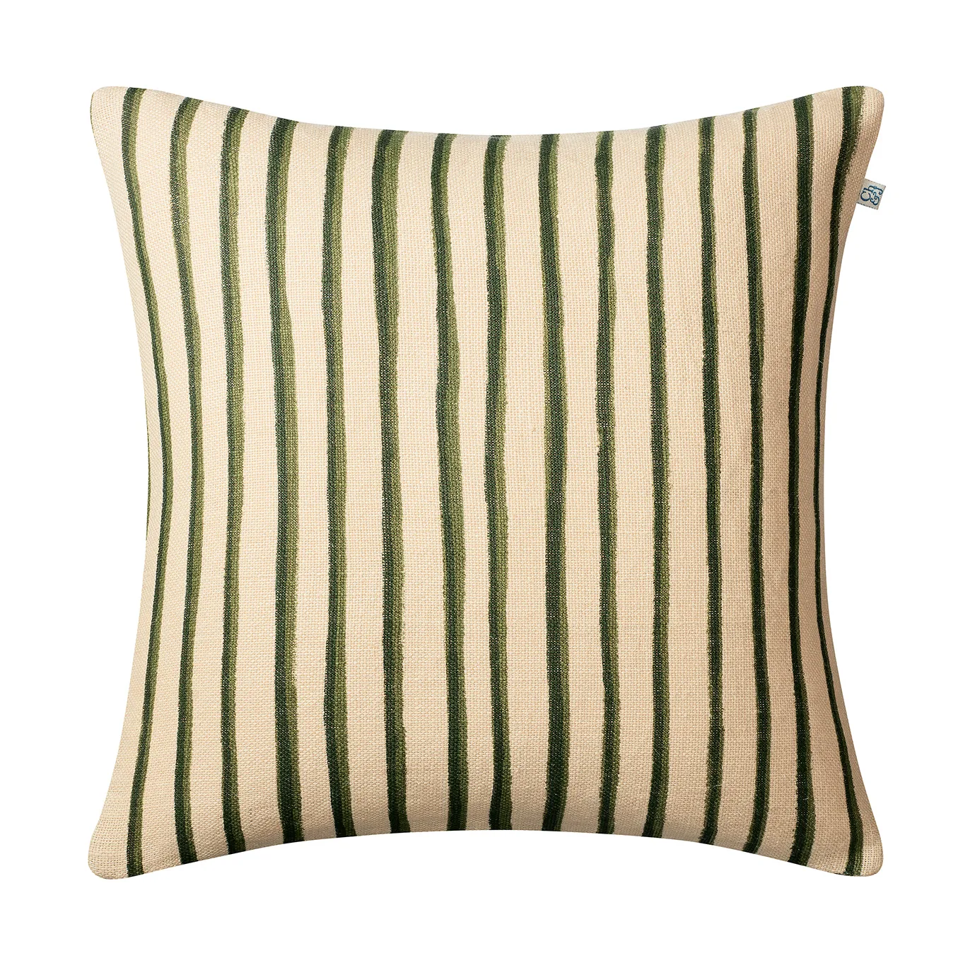 Jaipur Stripe cushion cover 50x50 cm, beige-green-green Chhatwal & Jonsson
