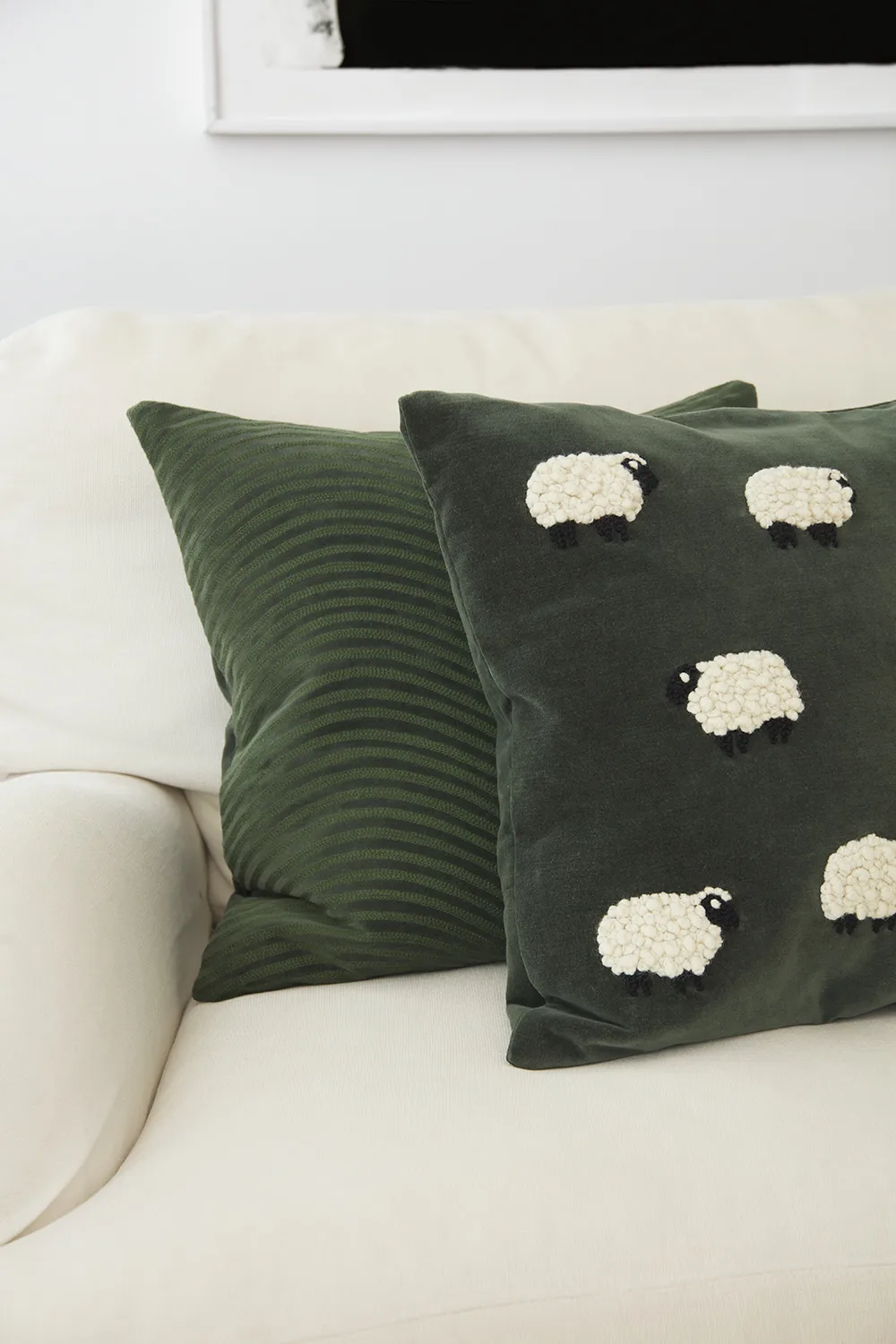 Kunal cushion cover 50x50 cm, Forest green Chhatwal & Jonsson