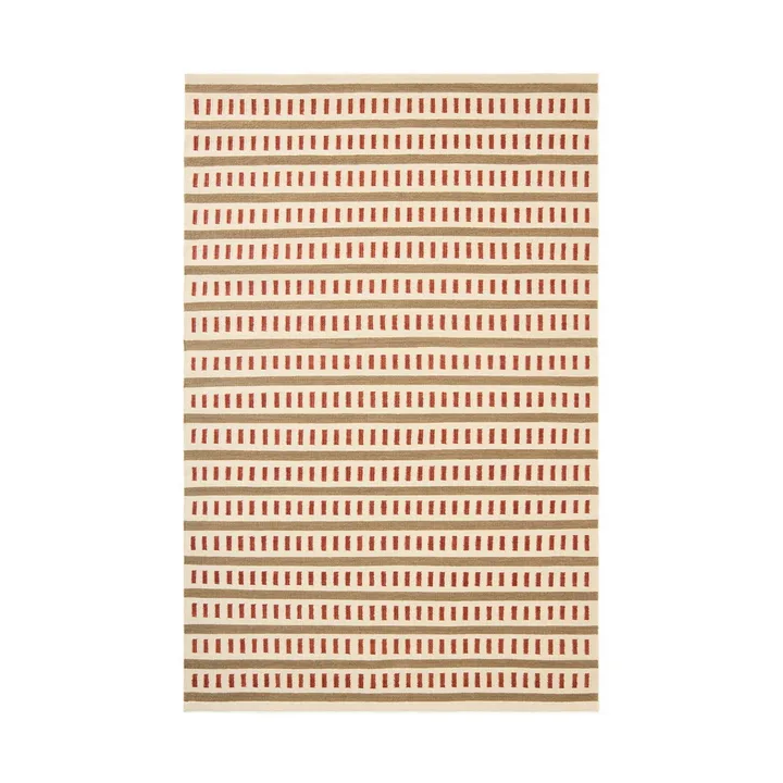 Ladakh wool rug - Off white-beige-rust, 230x320 cm - Chhatwal & Jonsson