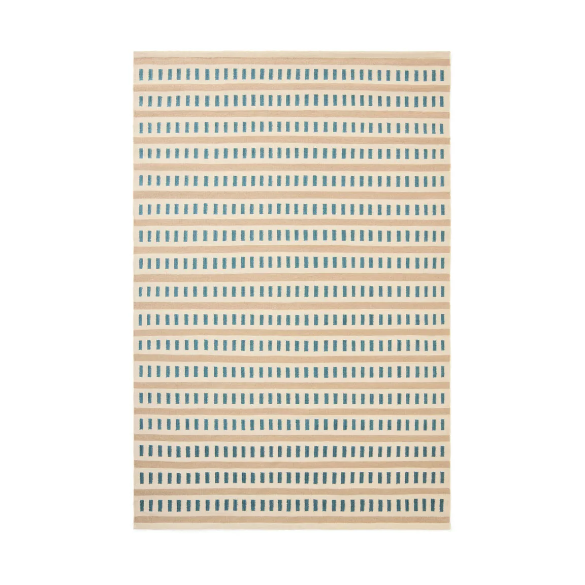 Ladakh wool rug, Off white-l. beige-heaven blue, 180x270 cm Chhatwal & Jonsson
