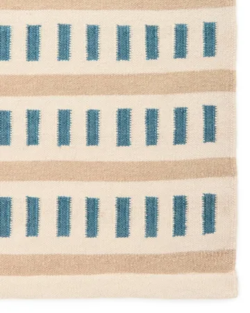 Ladakh wool rug - Off white-l. beige-heaven blue, 180x270 cm - Chhatwal & Jonsson