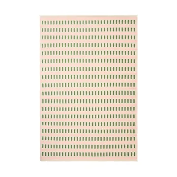Ladakh wool rug - Offwhite-green-pink, 230x320cm - Chhatwal & Jonsson