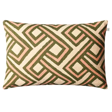 Lanka cushion cover 40x60 cm - cactus green-rose - Chhatwal & Jonsson