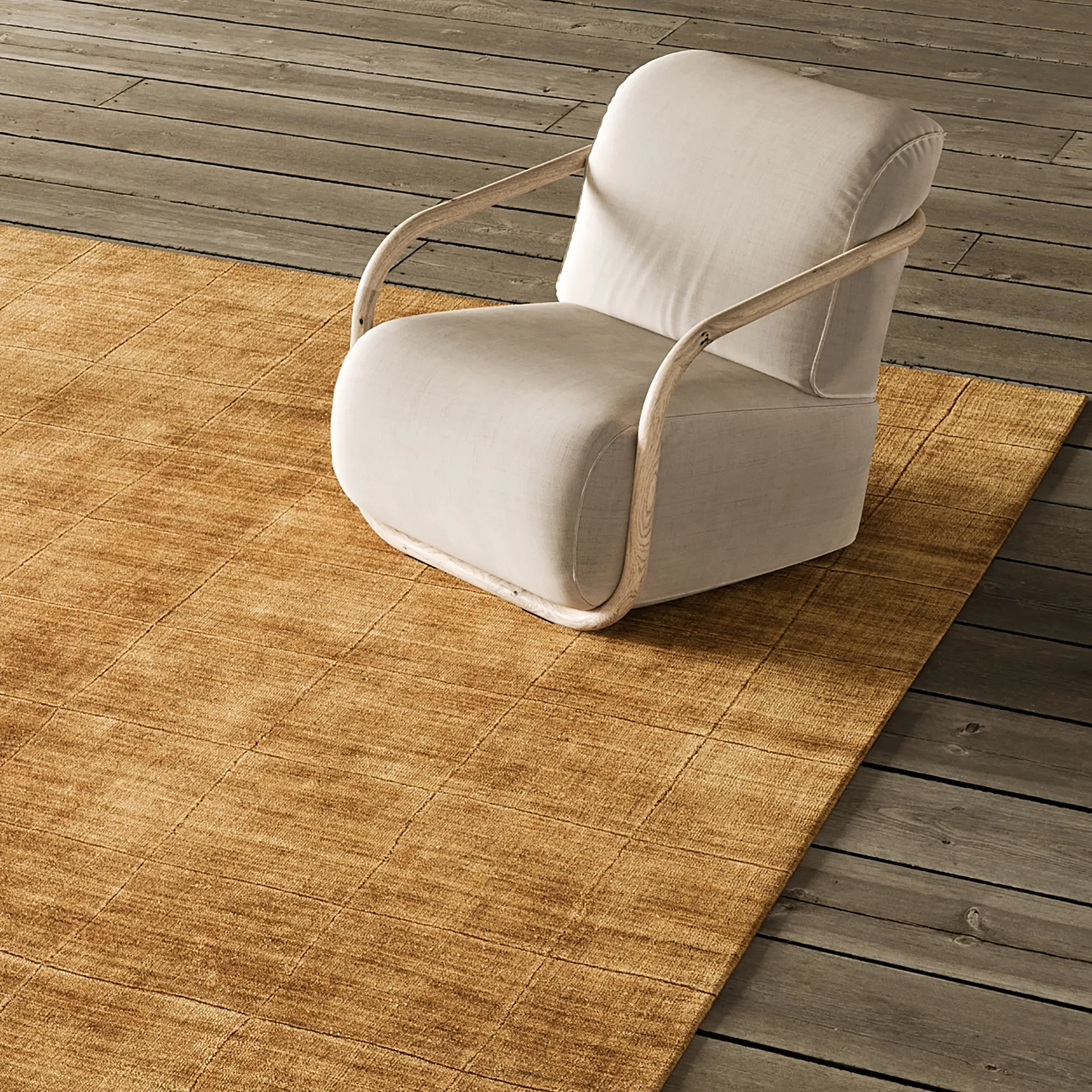 Nari wool carpet 200x300 cm, Masala yellow Chhatwal & Jonsson