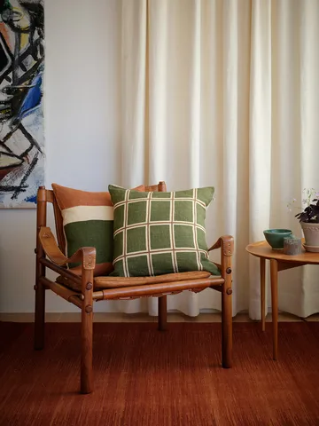 Raha cushion cover 50x50 cm - Cactus green-taupe - Chhatwal & Jonsson