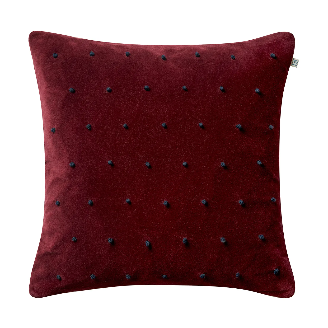 Roma cushion cover 50x50 cm, Ruby-sea blue Chhatwal & Jonsson