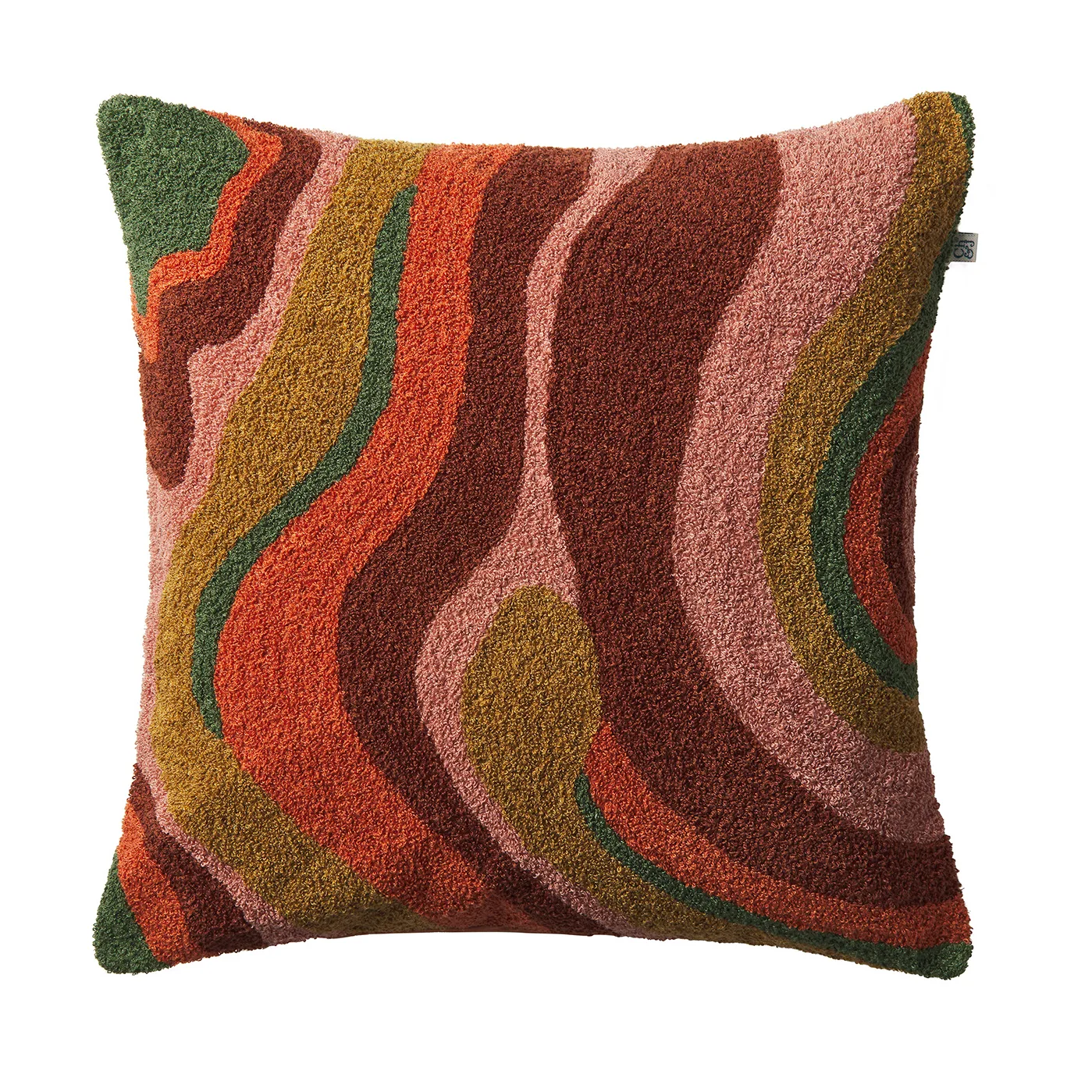 Sagar pillowcase 50x50 cm, Apricot orange-rose Chhatwal & Jonsson