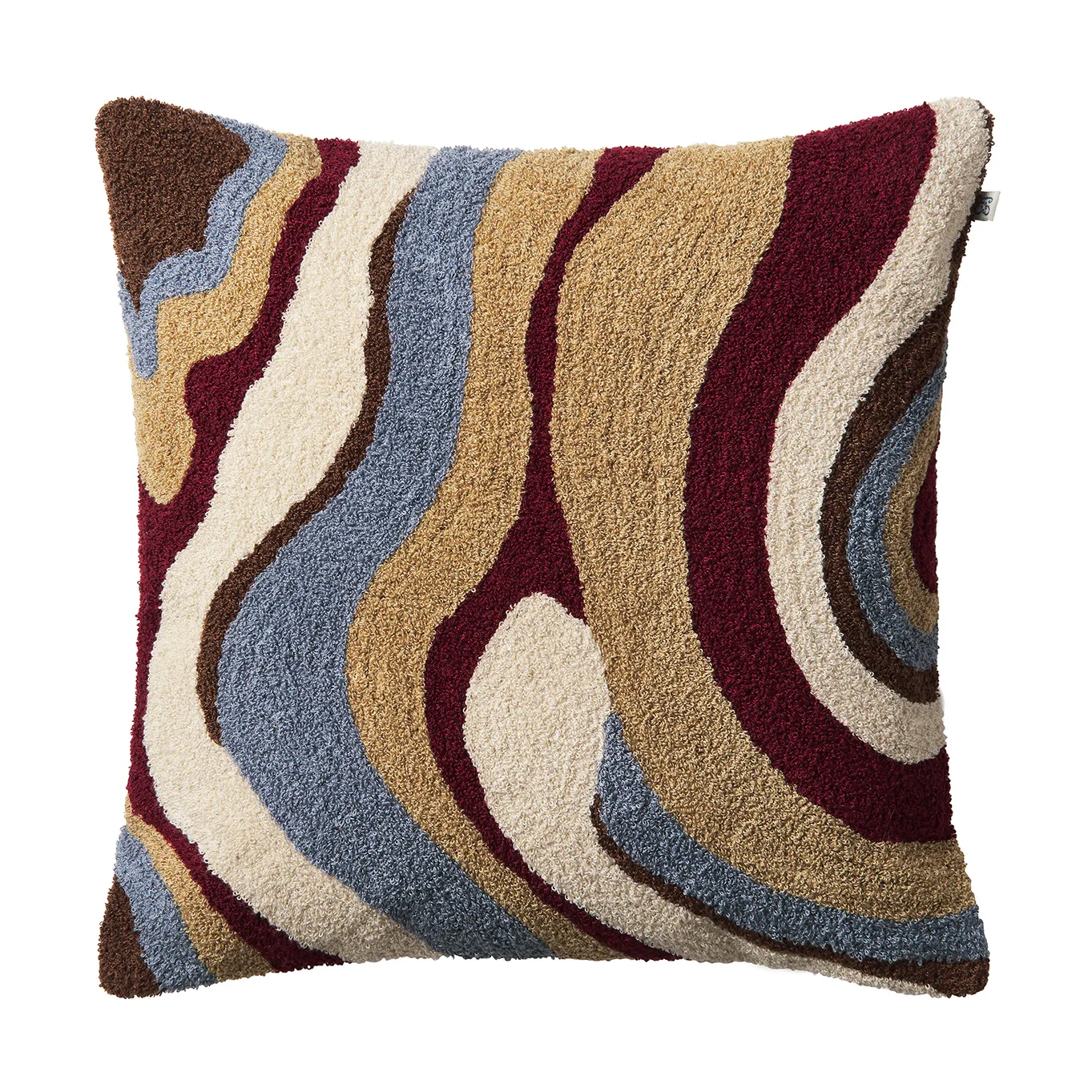 Sagar pillowcase 50x50 cm, Dusty blue-ruby Chhatwal & Jonsson