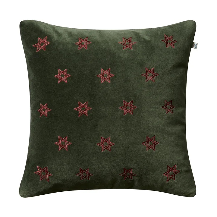 Star cushion cover 50x50 cm - Forest green - Chhatwal & Jonsson