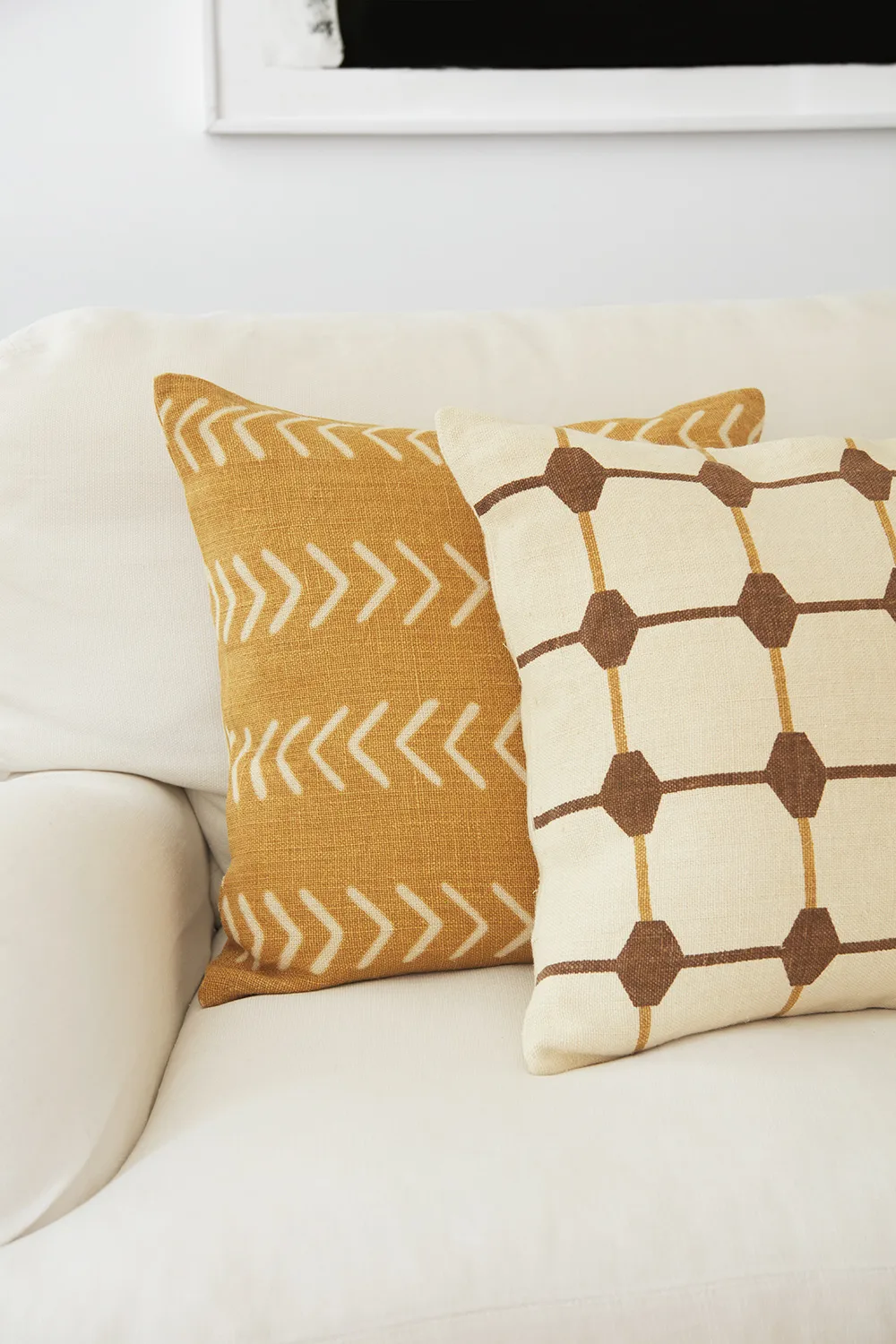 Tara cushion cover 50x50 cm, Spicy yellow Chhatwal & Jonsson