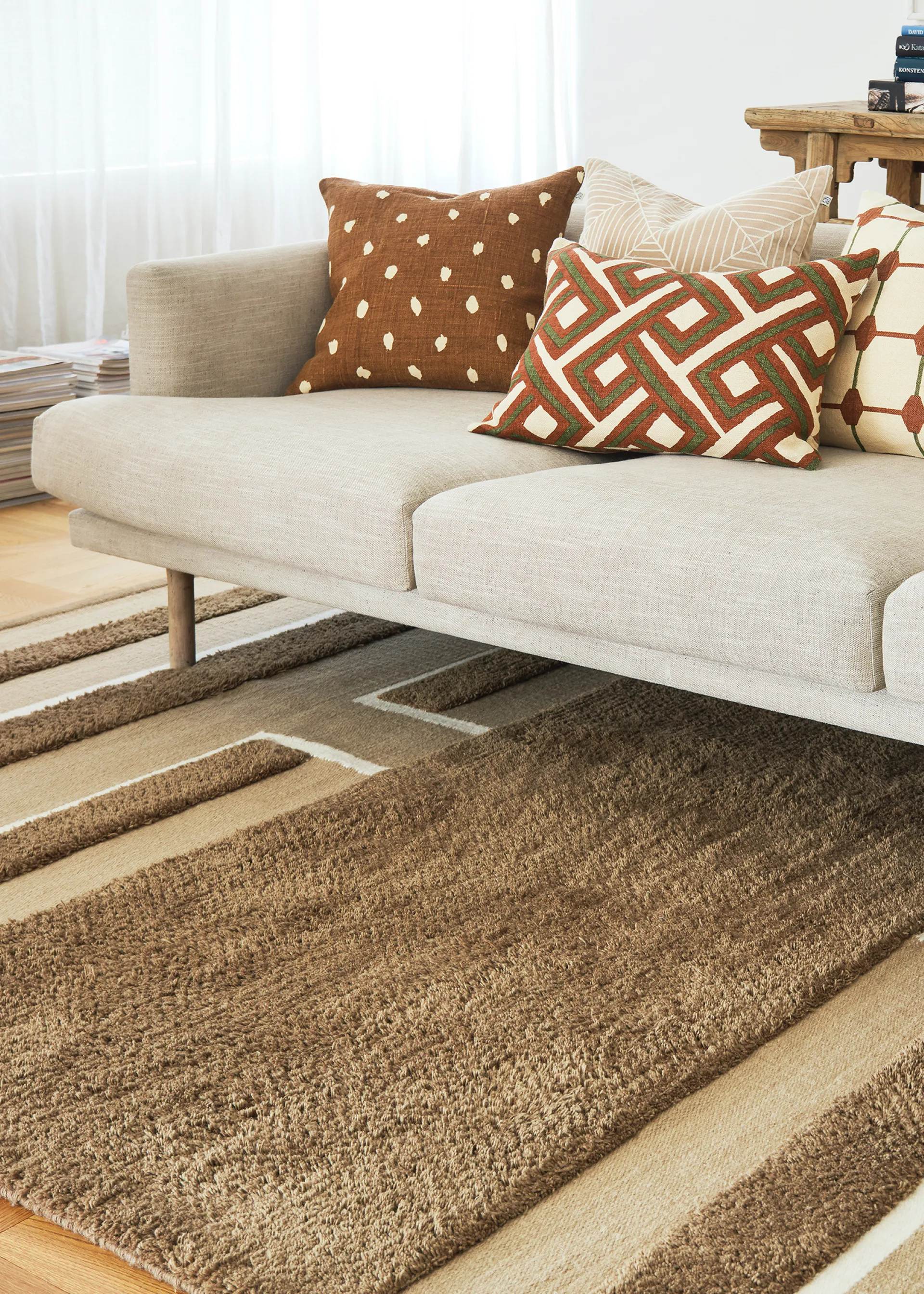 Veda rug 170x240 cm, Mocha-beige-off white Chhatwal & Jonsson