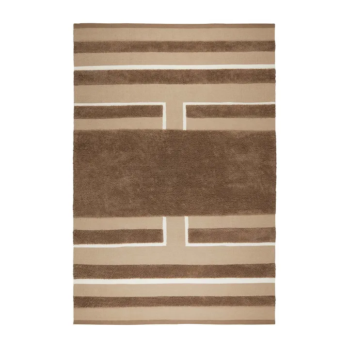 Veda rug 200x300 cm - Mocha-beige-off white - Chhatwal & Jonsson
