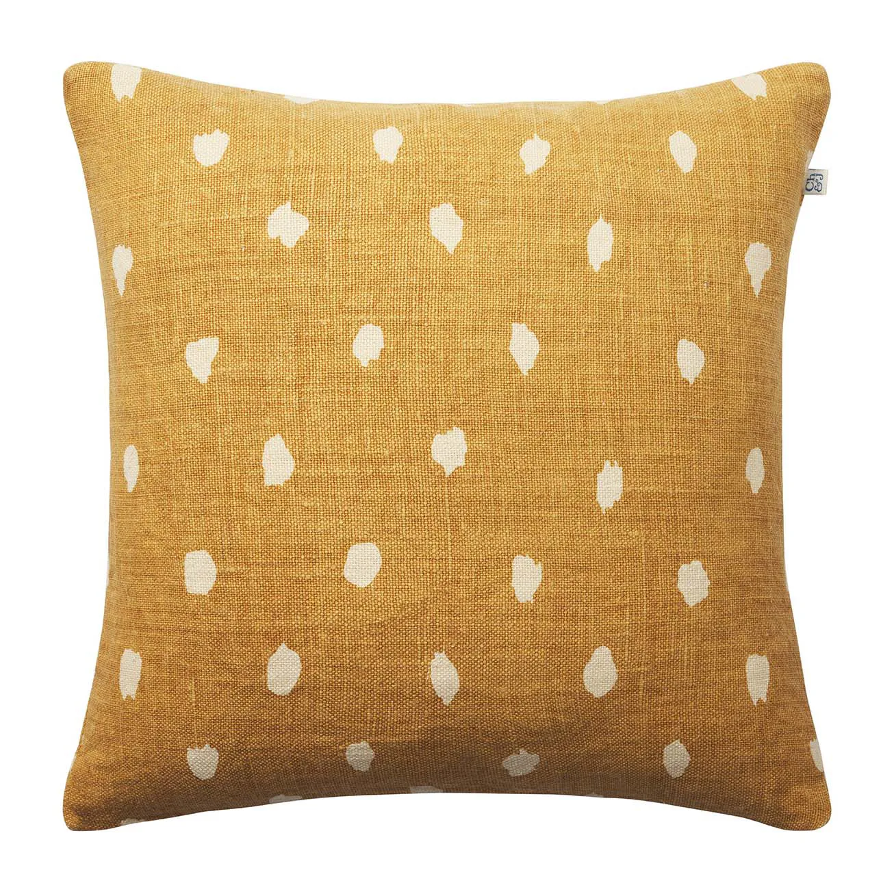 Yash reverse cushion cover 50x50 cm, Spicy yellow base Chhatwal & Jonsson
