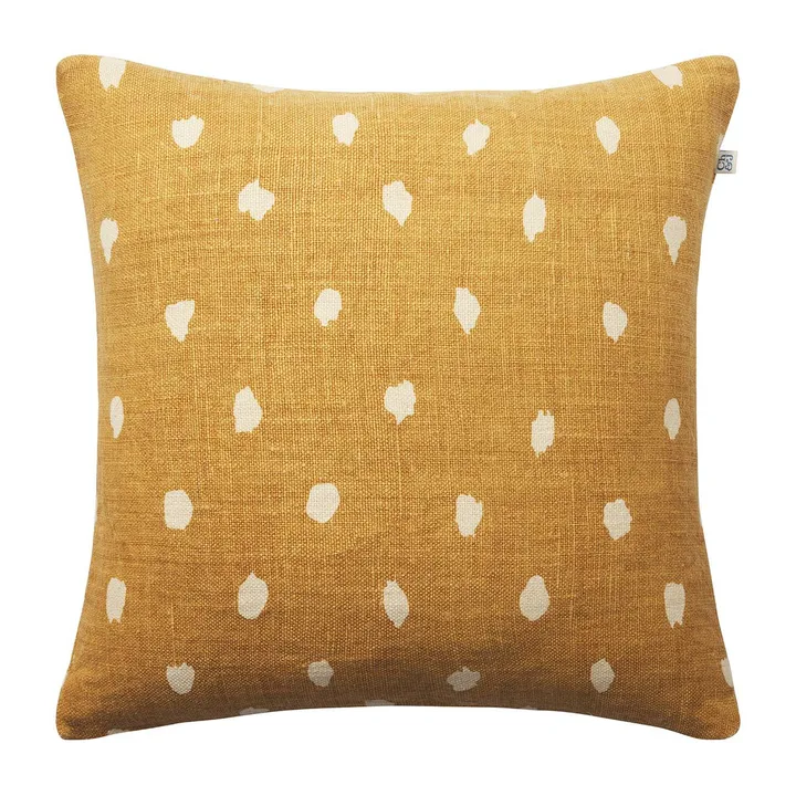 Yash reverse cushion cover 50x50 cm - Spicy yellow base - Chhatwal & Jonsson