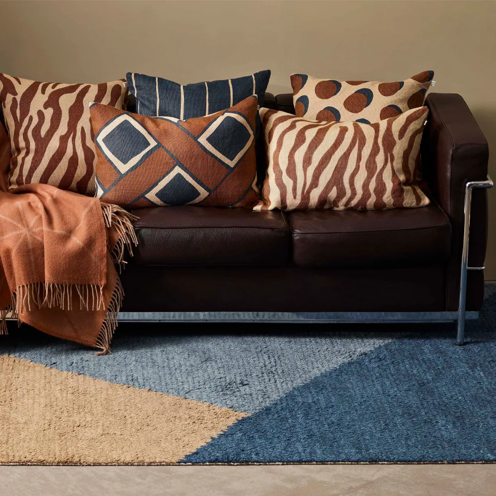 Zebra cushion, 40x60, Heaven blue, 60x40 cm Chhatwal & Jonsson