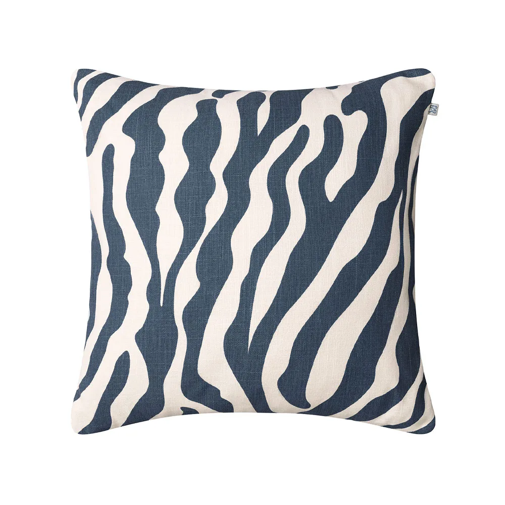 Zebra outdoor cushion 50x50 cm, Blue/off white, 50 cm Chhatwal & Jonsson