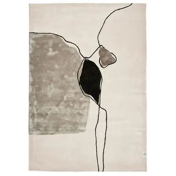 Abstract rug 200x300 cm - Ivory - Classic Collection