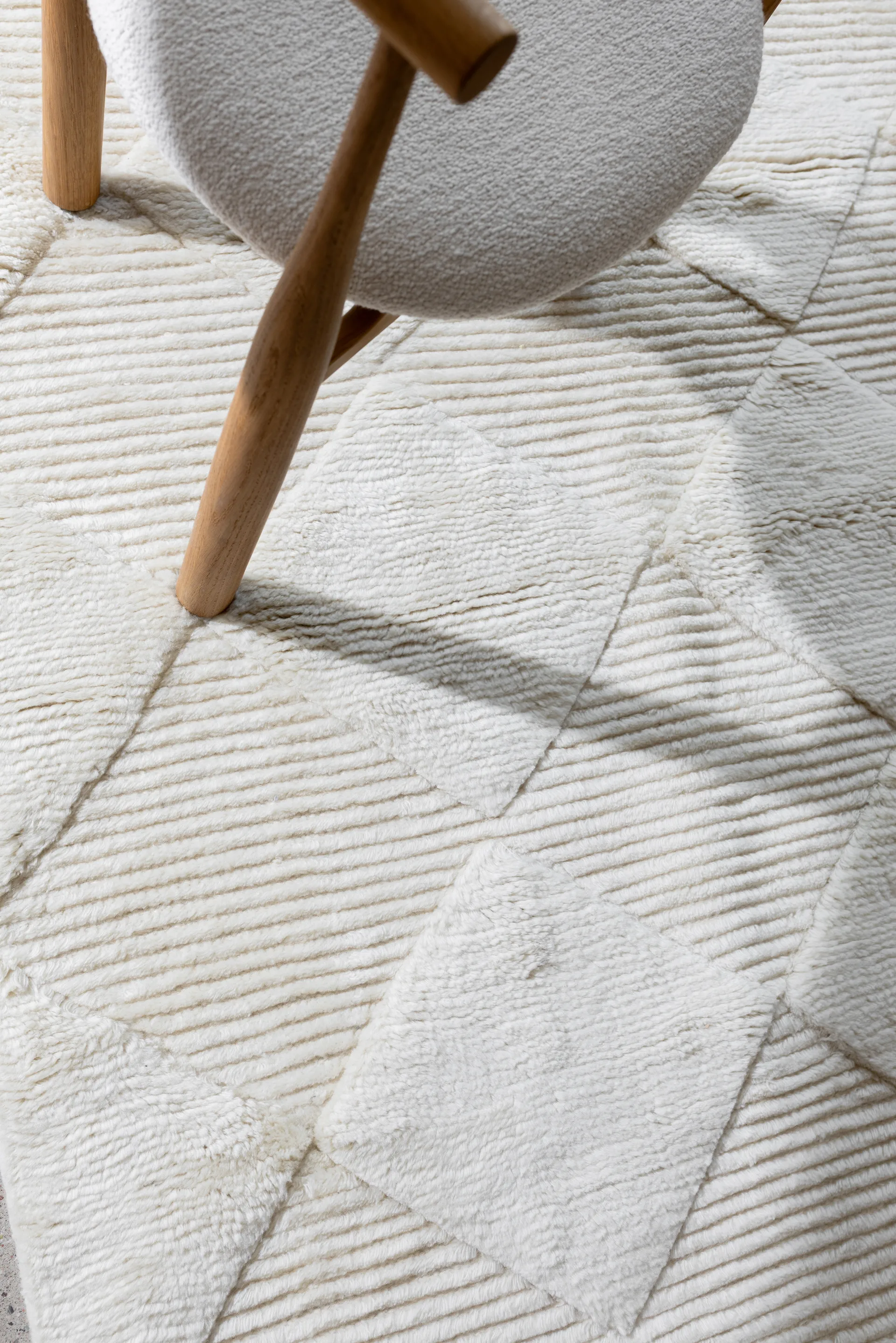 Berber rug, Ivory, 200x300 cm Classic Collection