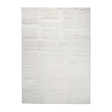 Bricks wool rug 250x350 cm - Ivory - Classic Collection