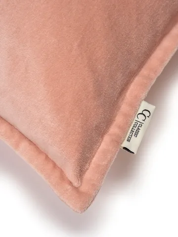 Classic Velvet cushion cover 50x50 cm - Coral - Classic Collection