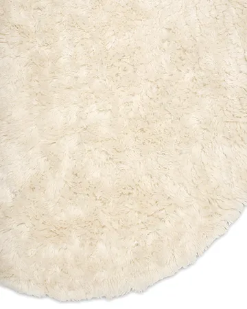 Cloudy wool carpet Ø160 cm - Natural white - Classic Collection