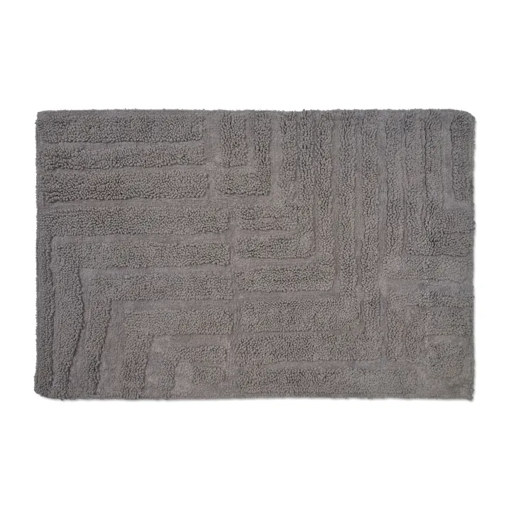 Field bathroom mat 60x90 cm - Grey - Classic Collection