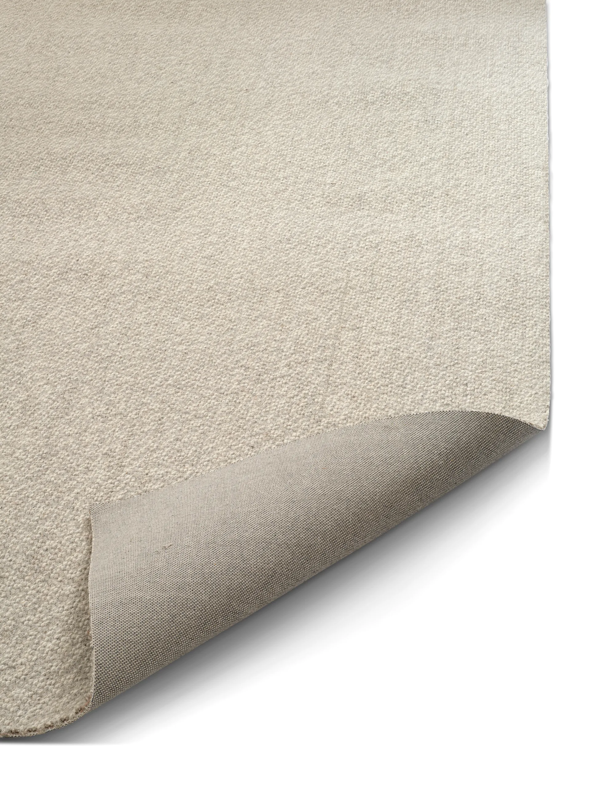 Fjellmyr rug with overlock edging, Natural beige, 200x200 cm Classic Collection