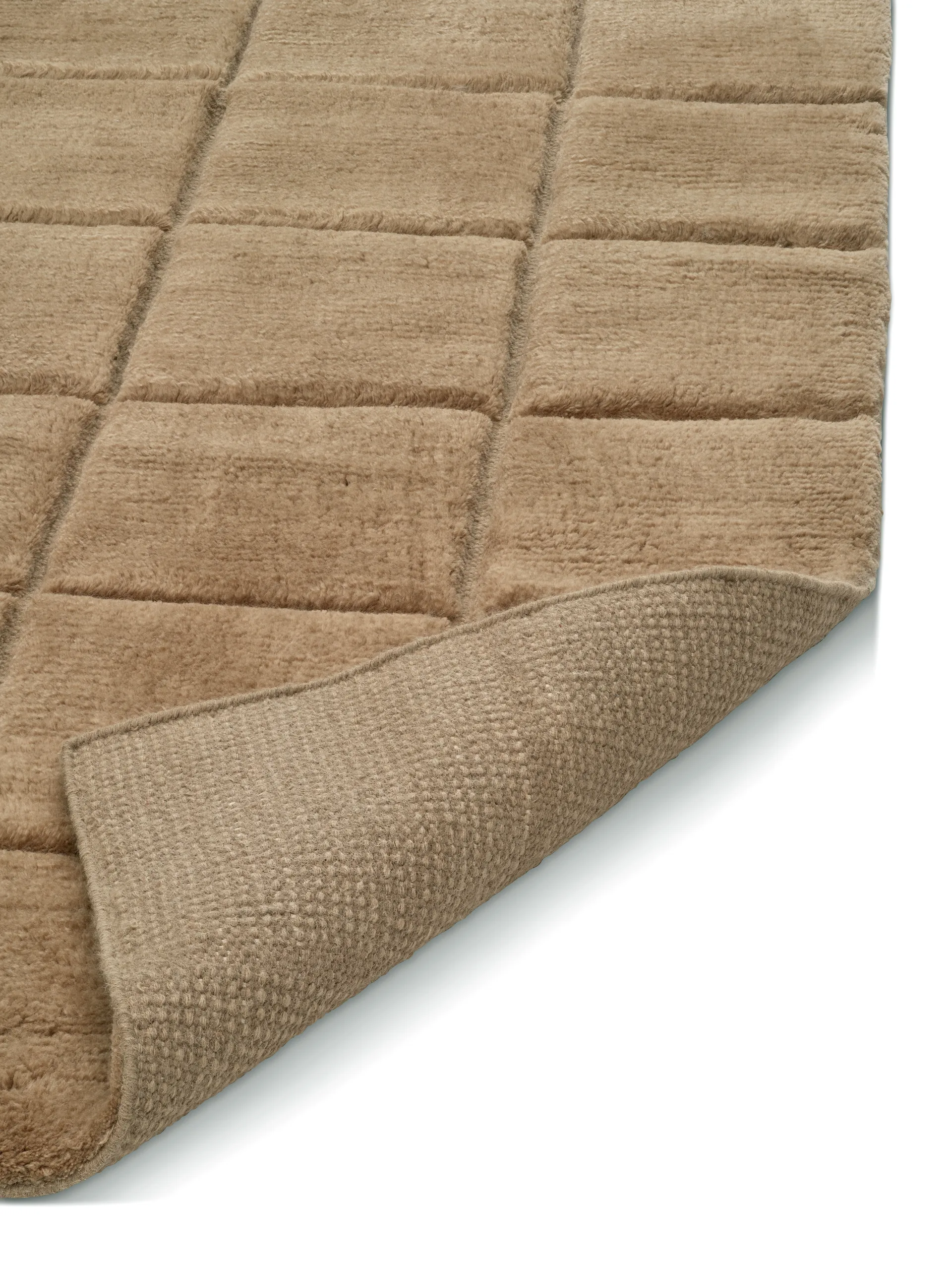 Grid rug, Wheat, 250x350 cm Classic Collection