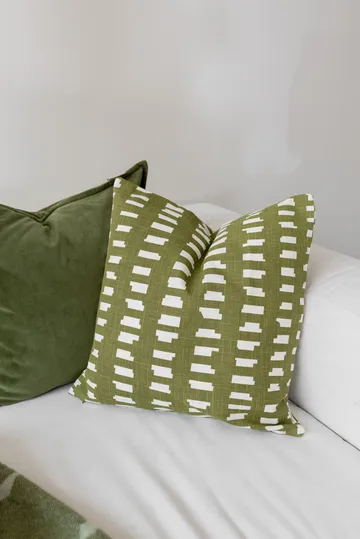 Ikat Block cushion cover 50x50 cm - Green - Classic Collection