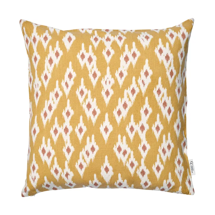 Ikat Diamond cushion cover 50x50 cm - Yellow - Classic Collection