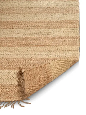 Jute Stripes rug - Natural jute, 170x230 cm - Classic Collection