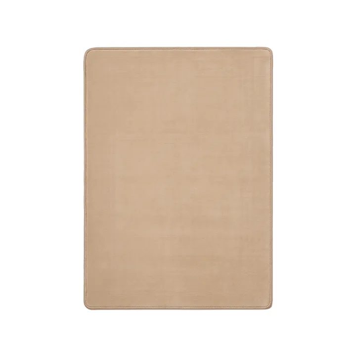Lobby rug with overlock stitching - Beige, 140x200 cm - Classic Collection