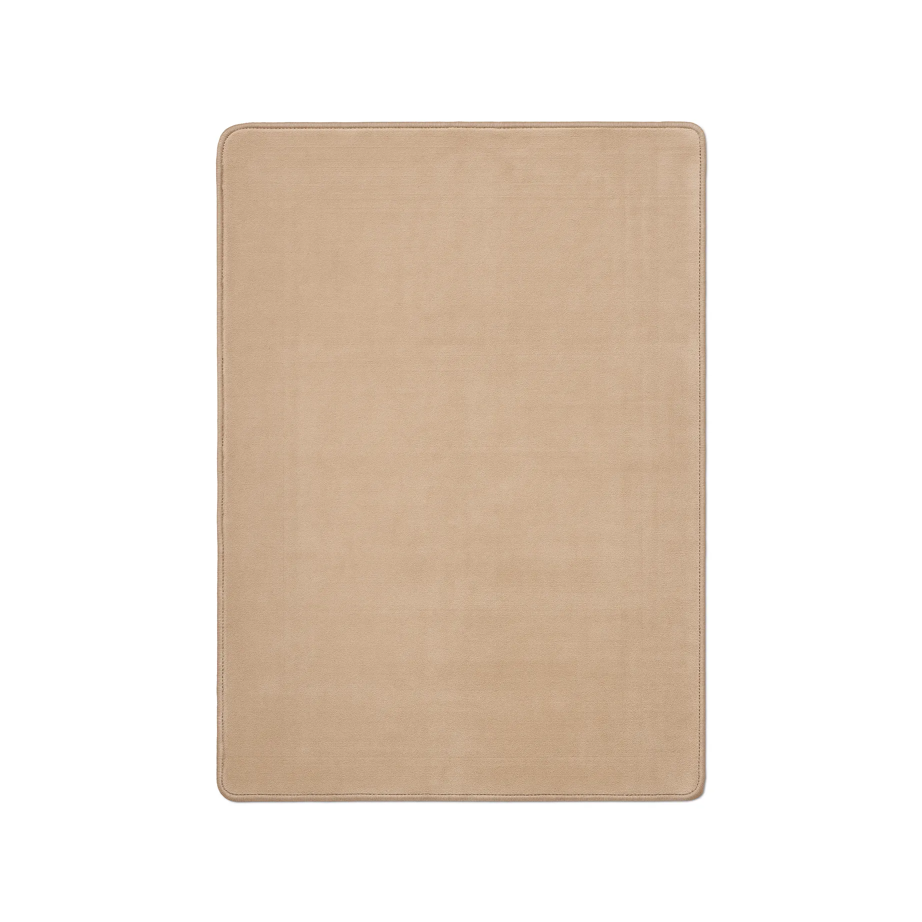 Lobby rug with overlock stitching, Beige, 300x400 cm Classic Collection