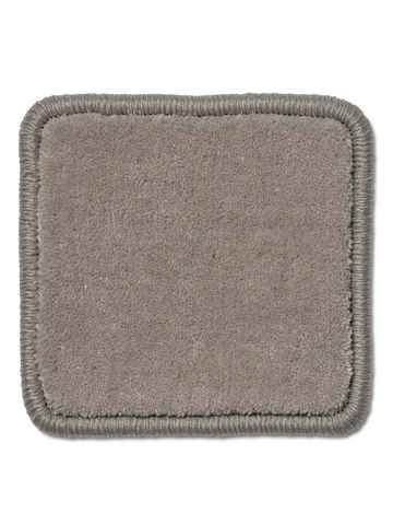 Lobby rug with overlock stitching - Gray, 400x400 cm - Classic Collection