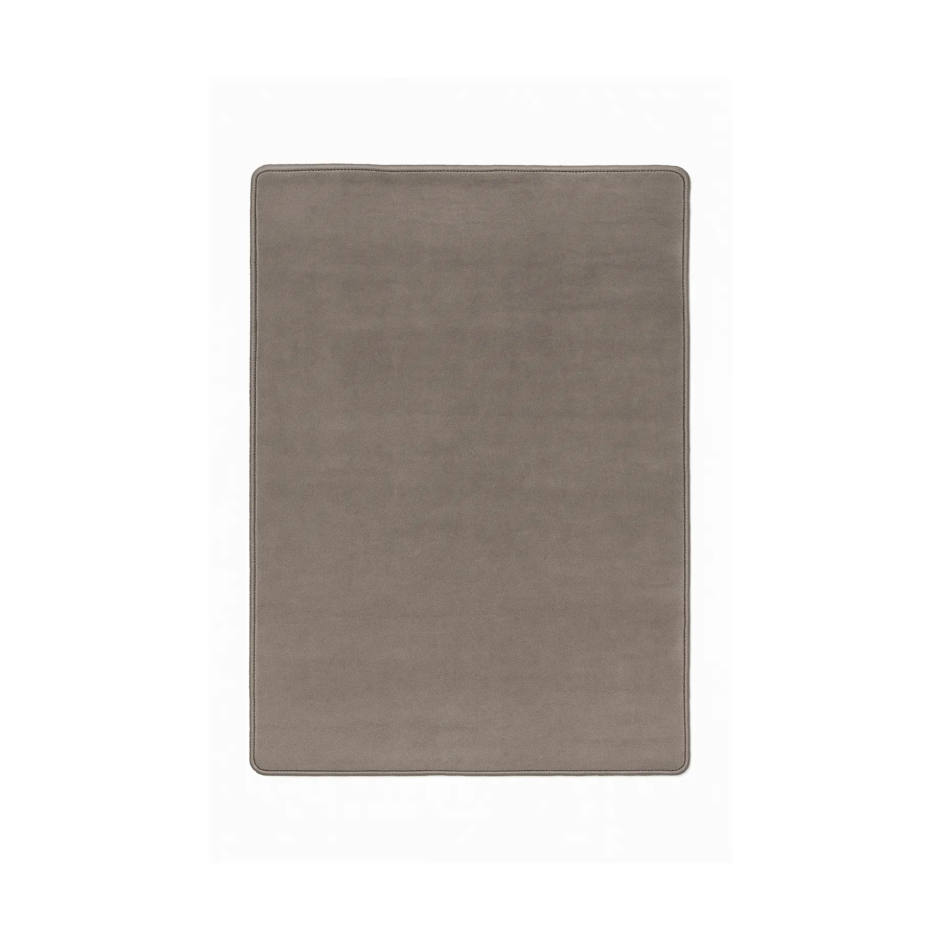 Lobby rug with overlock stitching, Grey, 300x400 cm Classic Collection