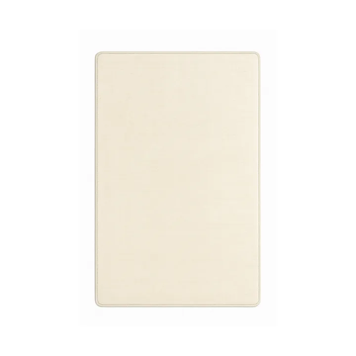 Lobby rug with overlock stitching - Off-white, 200x200 cm - Classic Collection