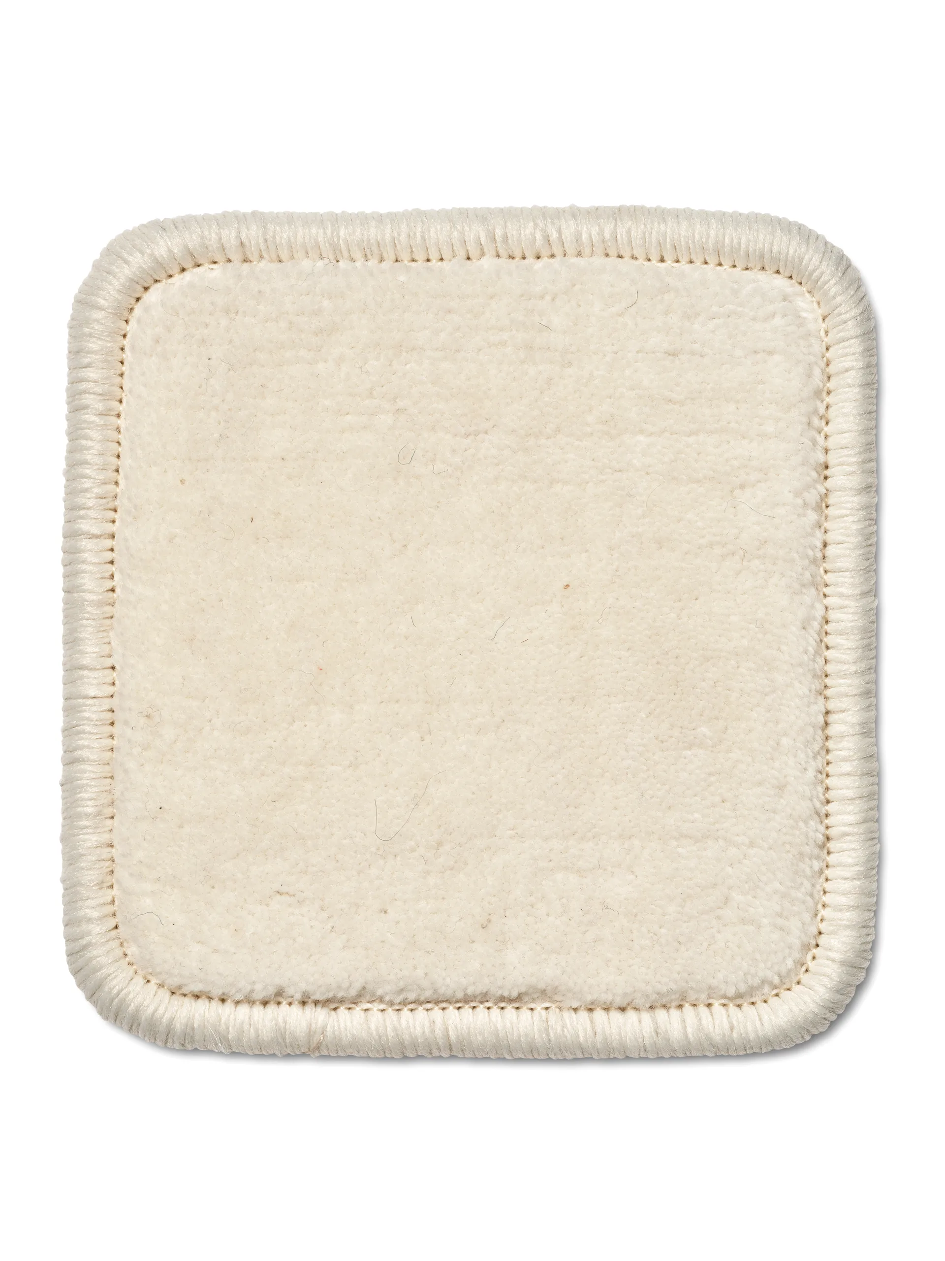 Lobby rug with overlock stitching, Off-white, 300x400 cm Classic Collection