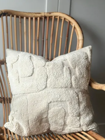 Lumi cushion cover 50x50 cm - White - Classic Collection
