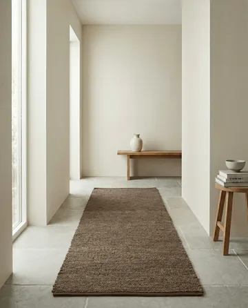Merino Hallway runner - Brown, 80x200 cm - Classic Collection