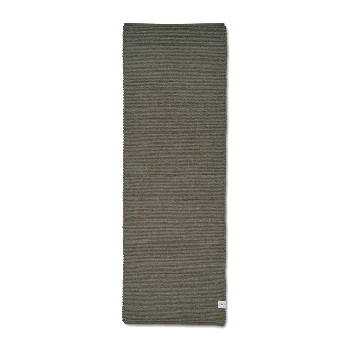 Merino Hallway runner - Dark green, 80x250 cm - Classic Collection