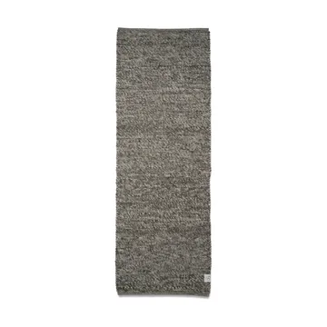 Merino wool carpet 80x250 cm - Grey - Classic Collection