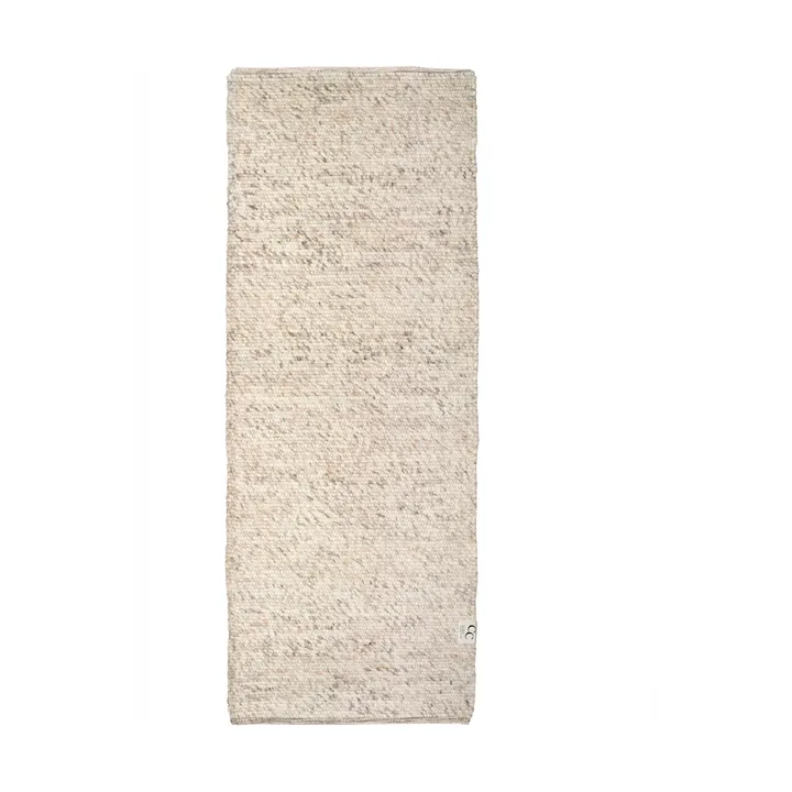 Merino wool carpet 80x250 cm - natural beige - Classic Collection