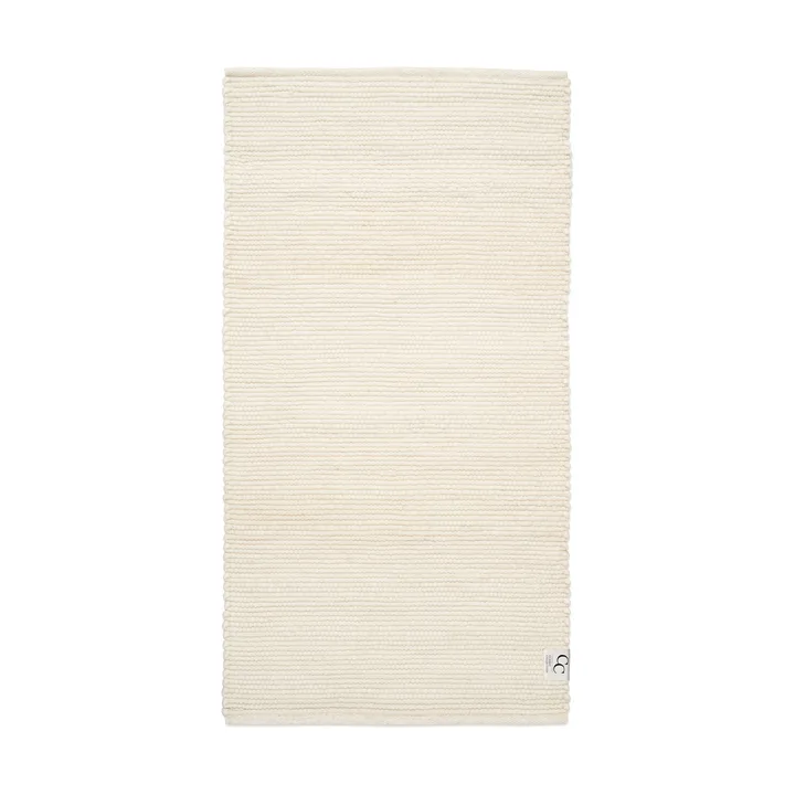 Merino wool carpet 80x250 cm - white - Classic Collection