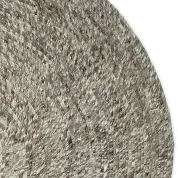 Merino wool carpet round Ø200 cm - grey - Classic Collection