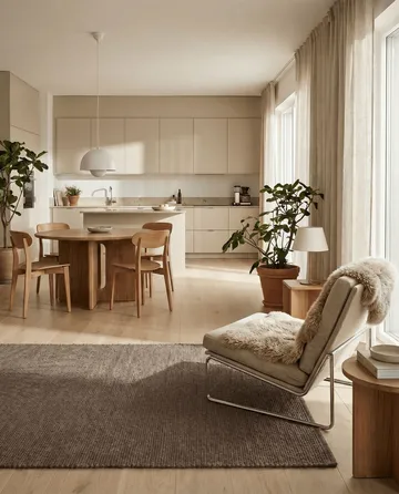 Merino wool rug - Brown, 300x400 cm - Classic Collection
