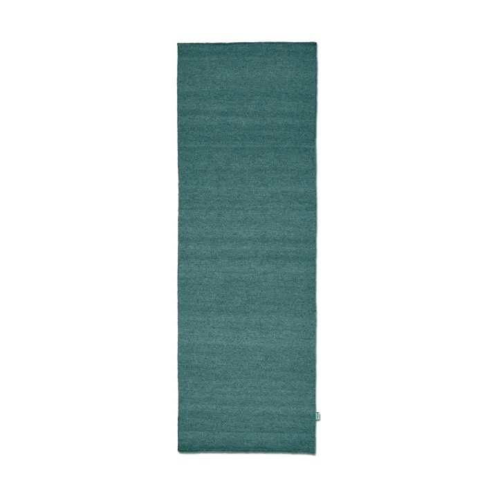 Plain runner rug - Teal, 80x250 cm - Classic Collection