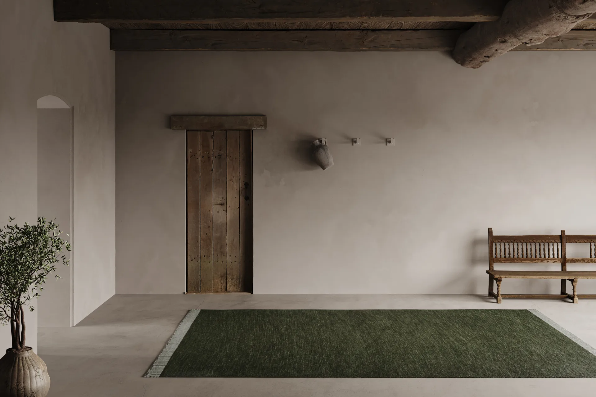Pure rug, Green, 170x230 cm Classic Collection